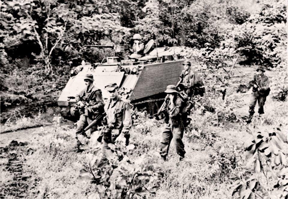 slaget vid long tan australiska soldater Slaget vid Long Tan, Vietnamkriget.